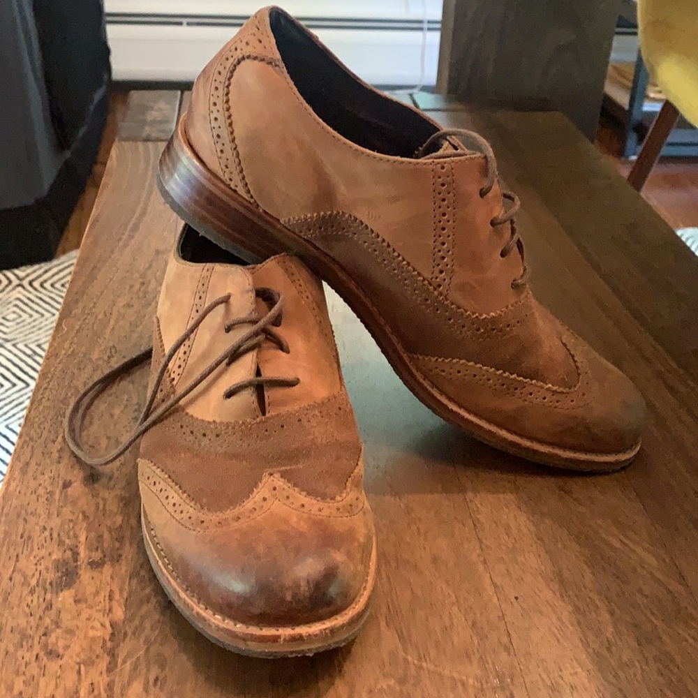 Sebago Women’s Claremont Brogue Oxford with heel